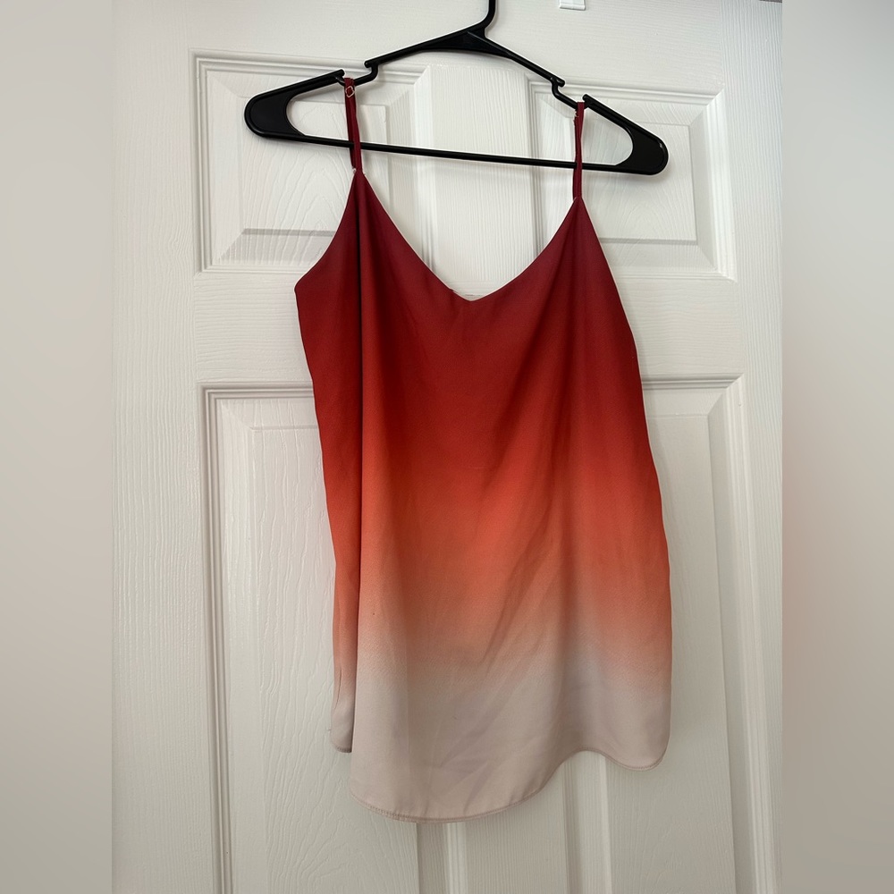 Red ombré tank